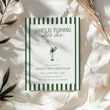 Load image into Gallery viewer, 0329 Golf 30th Birthday Invitation Template, Vintage Style (Editable Download)
