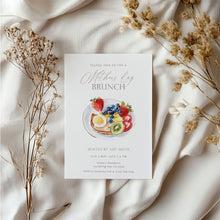 Load image into Gallery viewer, Mother’s Day Brunch Invitation Elegant Classic Floral Editable Template 0806
