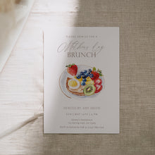 Load image into Gallery viewer, Mother’s Day Brunch Invitation Elegant Classic Floral Editable Template 0806
