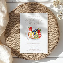 Load image into Gallery viewer, Mother’s Day Brunch Invitation Elegant Classic Floral Editable Template 0806
