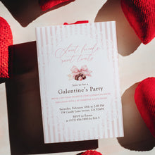 Load image into Gallery viewer, 0801 Pink Coqutte Valentine's Party Gift Exchange Party Invite, Galentine's Ladies Night, Digital Download
