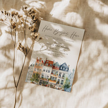 Load image into Gallery viewer, 2035 Home Begins Here Apartment Housewarming Party Invite, Moving Announcement, digital download
