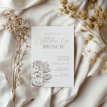 Load image into Gallery viewer, Mother’s Day Brunch Invitation Classic Elegant Line Art Editable Template 0806
