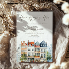 Load image into Gallery viewer, 2035 Home Begins Here Apartment Housewarming Party Invite, Moving Announcement, digital download
