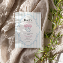 Load image into Gallery viewer, Corjl editable baby in bloom invitation 2014
