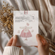 Load image into Gallery viewer, 0305 Pink Korean 100 days celebration invitation
