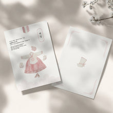 Load image into Gallery viewer, 0305 Pink Korean 100 days celebration invitation
