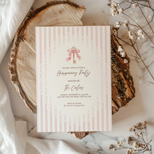 Load image into Gallery viewer, 2035 Pink Whimsical Coquette Housewarming Invite, Moving Announcement, Editable Template, Digital Download
