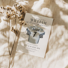 Load image into Gallery viewer, 0325 Football Game Time Jersey Birthday Invitation, Editable Template, Digital Download
