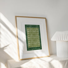 Load image into Gallery viewer, Watercolor American football field print ( Choose your print) 07-296
