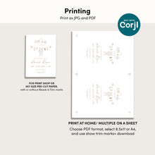 Load image into Gallery viewer, Boho Baby Shower Invitation Bundle, Books for Baby, Raffle (Digital Download) 2031
