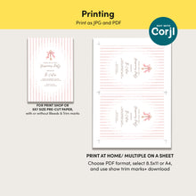 Load image into Gallery viewer, 2035 Pink Whimsical Coquette Housewarming Invite, Moving Announcement, Editable Template, Digital Download
