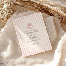 Load image into Gallery viewer, 2035 Pink Whimsical Coquette Housewarming Invite, Moving Announcement, Editable Template, Digital Download
