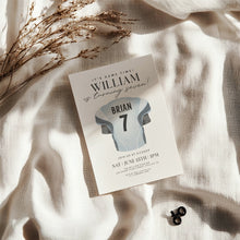 Load image into Gallery viewer, 0325 Football Game Time Jersey Birthday Invitation, Editable Template, Digital Download
