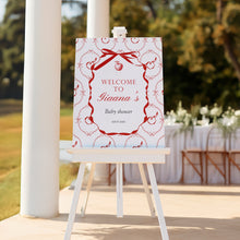 Load image into Gallery viewer, 2020 red apple in our eye welcome sign template
