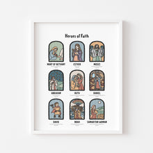 Load image into Gallery viewer, Bible Faith Characters Wall Art Print 07-356
