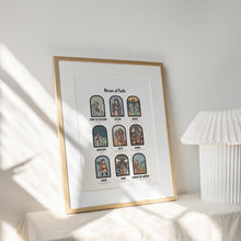 Load image into Gallery viewer, Bible Faith Characters Wall Art Print 07-356

