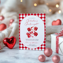 Load image into Gallery viewer, 0801 Galentine Girls Night Party Invite, Valentines ladies Party, Editable Template, Digital Download
