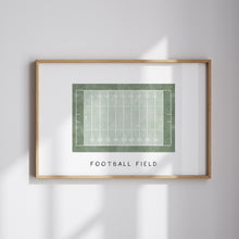 Load image into Gallery viewer, Watercolor American football field print ( Choose your print) 07-296
