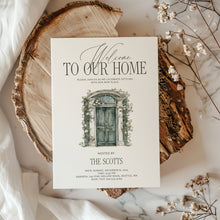 Load image into Gallery viewer, 2035 Welcome to our home Housewarming Party Invite, Moving Announcement, Editable template, Digital Download
