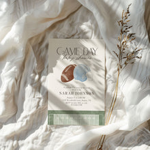 Load image into Gallery viewer, 2032 Blue Game day Football Sports Baby Boy Shower Invite, Editable Template, Digital Download
