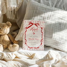 Load image into Gallery viewer, 2020 red apple in our eye baby shower mini template bundle
