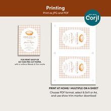 Load image into Gallery viewer, 2022 little cutie pie invitation template mini set
