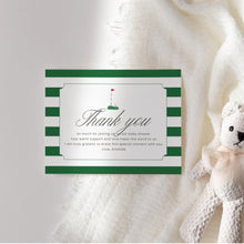 Load image into Gallery viewer, Golf Baby Shower Mini Set New to the Club Preppy Shower Cards Template Bundle
