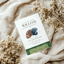 Load image into Gallery viewer, 0325 Game Time Football Birthday Invitation Template, Editable Digital Download
