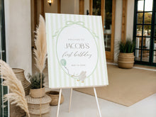 Load image into Gallery viewer, 03083 sage green silly goose welcome sign
