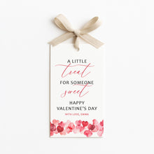 Load image into Gallery viewer, 08012 Red Heart Valentine's Day Favor Tag teamplte, Sweet Treat, Digital Download
