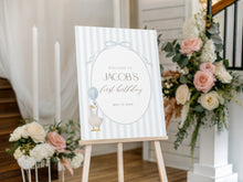 Load image into Gallery viewer, 03081 blue silly goose welcome sign
