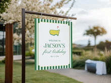 Load image into Gallery viewer, 0313 green golf welcome sign template
