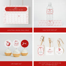 Load image into Gallery viewer, 2020 red apple in our eye baby shower bundle
