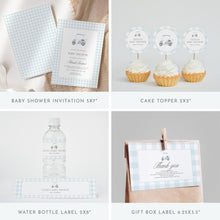Load image into Gallery viewer, Pink Golf cart baby shower party invitation bundle 2041
