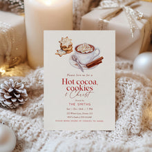 Load image into Gallery viewer, 2033 Hot Cocoa, Cookie, &amp; Christ Kids Christian Christmas Party Invite, Editable Digital Download
