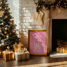 Load image into Gallery viewer, Pink Christian Christmas Bible Verse Wall Art (Choose your Print) 13-213
