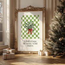 Load image into Gallery viewer, Set of 6 Red Green Christian Christmas Bible Verse Wall Art Bundle 13-221
