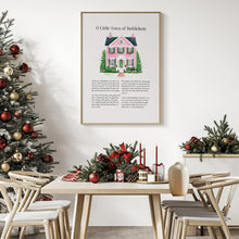 Load image into Gallery viewer, Pink Christian Christmas Bible Verse Wall Art (Choose your Print) 13-213
