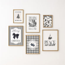 Load image into Gallery viewer, Set of 6 Black Christian Christmas Wall Art Bundle 13-226
