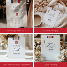 Load image into Gallery viewer, Editable Korean First birthday girl party template bundle 3032
