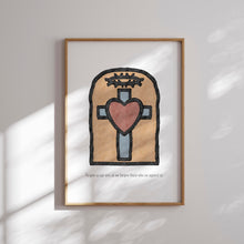 Load image into Gallery viewer, set of 6 boho Christian boho the lords prayer art prints2 07-222

