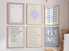 Load image into Gallery viewer, Teen girl bible verse wall art set of 6 prints 07-23401
