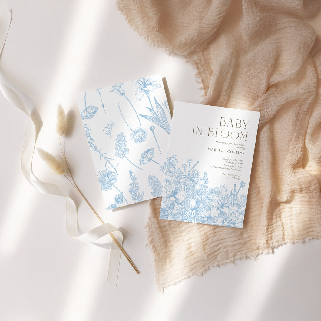 Corjl editable blue tolie de jouy baby in bloom 2 2015