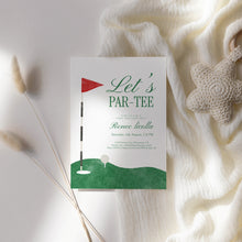 Load image into Gallery viewer, 0311 golf let&#39;s par-tee invitation template
