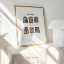 Load image into Gallery viewer, The lord&#39;s prayer boho art print

