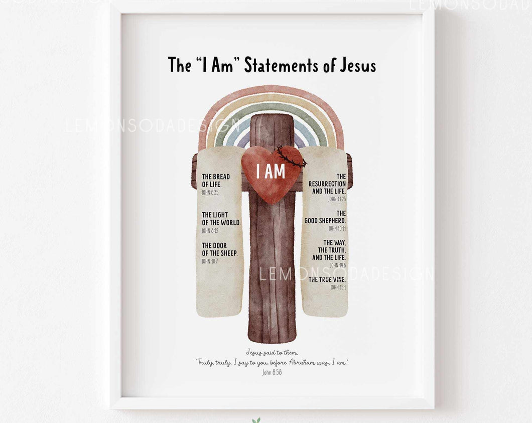 The I AM Statements of Jesus print