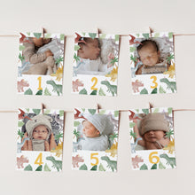 Load image into Gallery viewer, 0323 Editable Dinosaur Photo Banner | Printable Dino Birthday Decor | Digital Download
