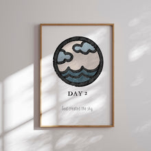 Load image into Gallery viewer, Set of 8 boho Christian kids creation art prints 07-216
