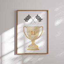 Load image into Gallery viewer, Watercolor car racer gallery wall set of 6 art print 07-31706
